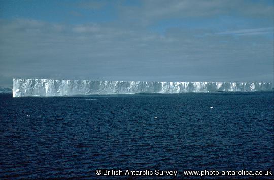 Tabular iceberg off the South Orkney Islands