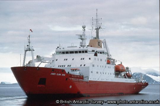 James Clark Ross near Rothera.