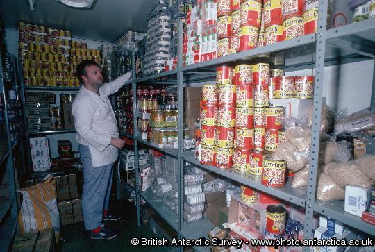 Food store at Halley