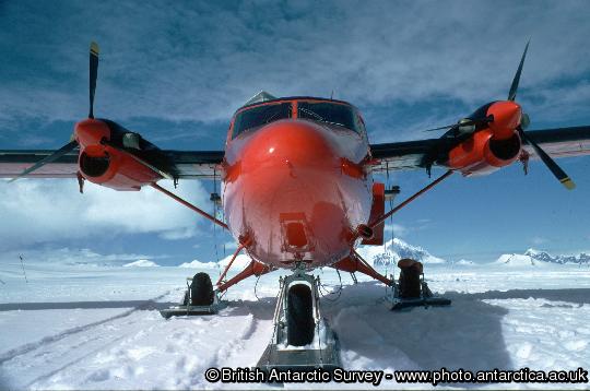 British Antarctic Survey twin otter aircraft