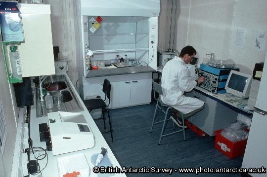 Laboratory at Signy Research Station