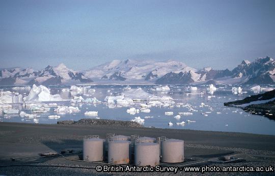 The fuel store at Rothera