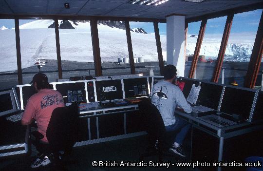 Air operations control tower at Rothera Research Station