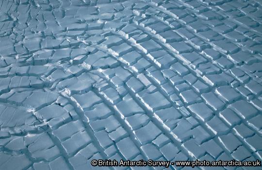 Crevasses where the English Coast meets George VI Sound