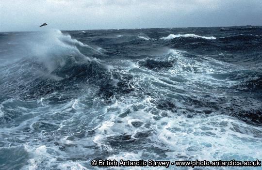 Rough seas of the Southern ocean