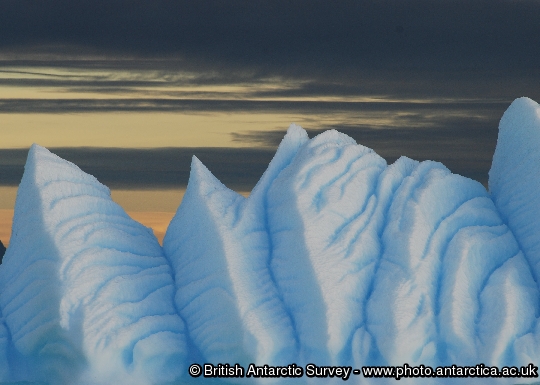Sculptured iceberg