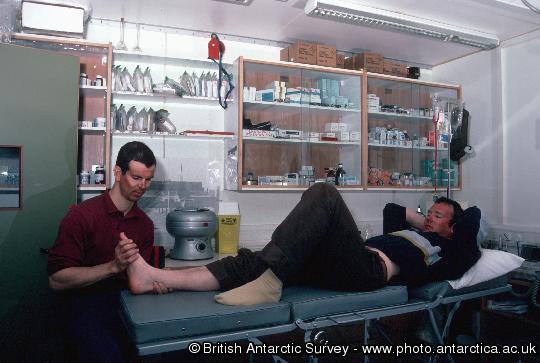 The hospital at Halley Research Station