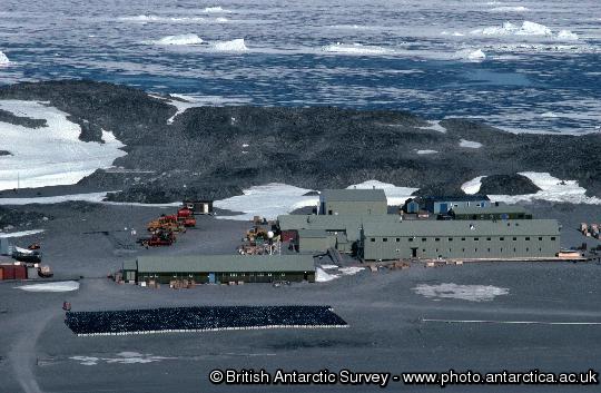 The buildings of Rothera Research Station