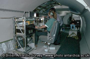 Aeromag kit in the BAS Dash 7 Aircraft during trials