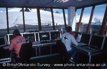 Air operations control tower at Rothera Research Station