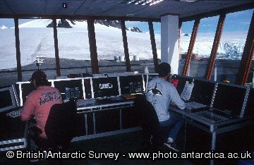 Air operations control tower at Rothera Research Station