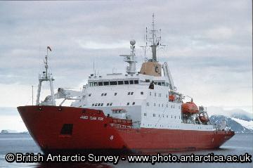 James Clark Ross near Rothera.