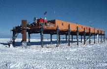 Laws building (ACB), the main accommadation building at Halley research station