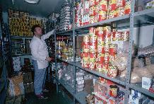 Food store at Halley