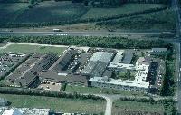 Aerial view of the British Antarctic Survey Cambridge site.